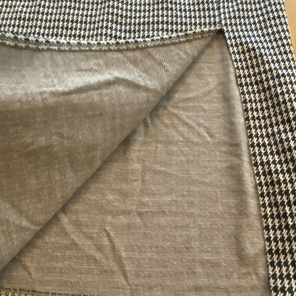 Women’s Pull On Pencil Midi Skirt Checkered Slit Ookie & Lala size small New - Picture 3 of 13